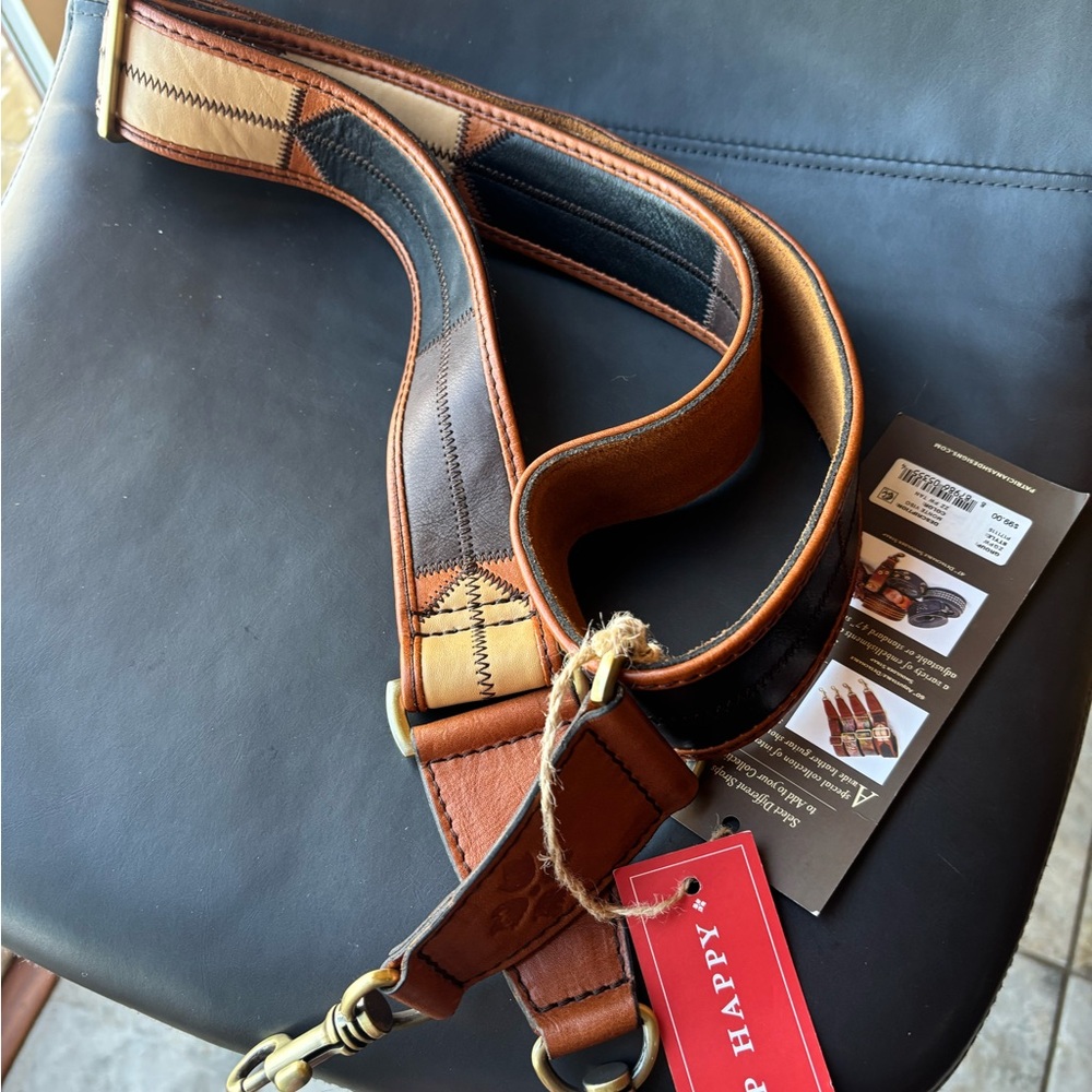 Patricia Nash leather guitar/purse strap strap